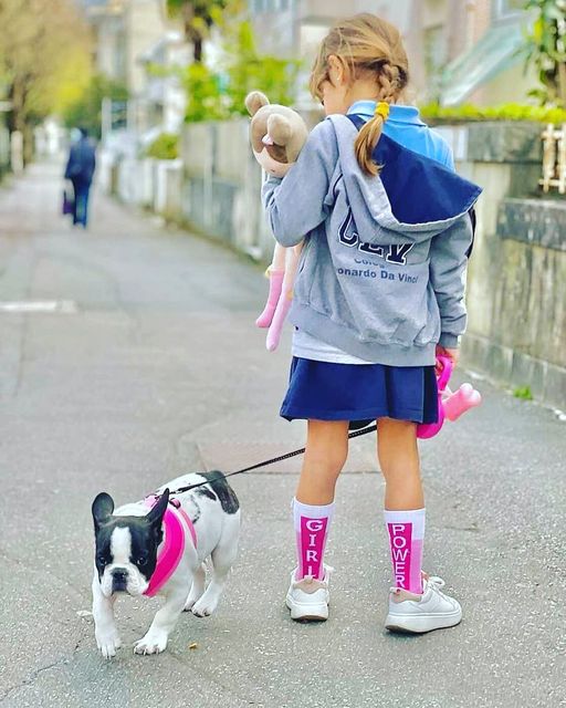 MEIAS GIRL POWER ROSA CRIANÇA